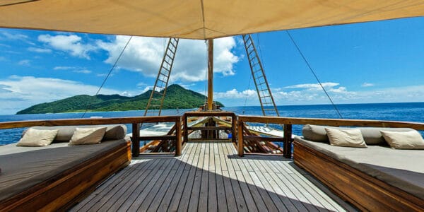 Liveaboard ship in Raja Ampat