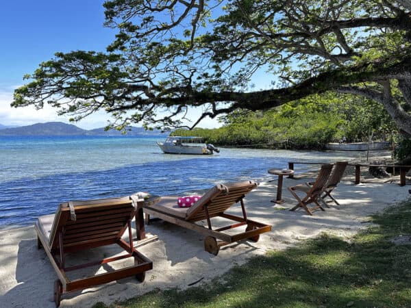 private beach in Sau Bay Fiji