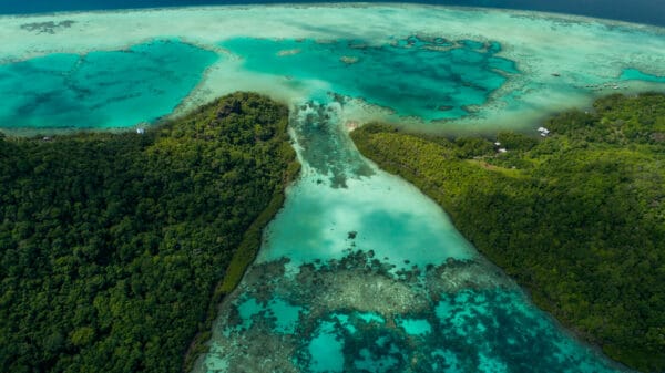 semporna islands aerial