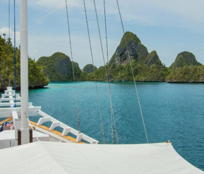 luxury liveaboard in Raja Ampat Indonesia