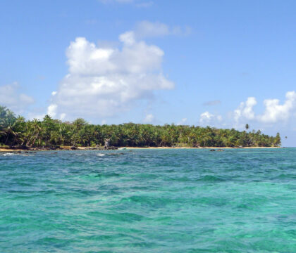 Blue waters of Little Corn Island, Nicaragua